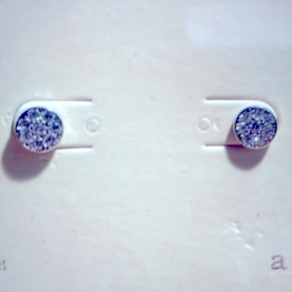 Pave Earrings 848 - Picture 1 of 2